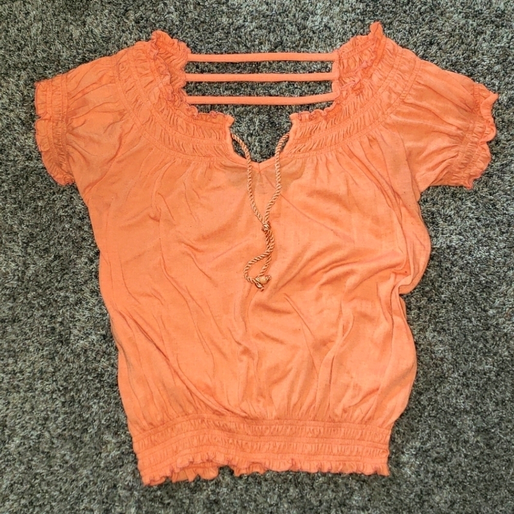 Derek Heart| Off The Shoulder Ruffled Top